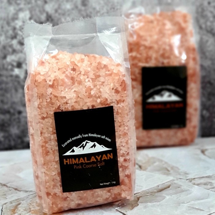 

Kualitas Terbaik - Himalayan Pink Coarse Salt/ Crystal Rock Salt 1Kg