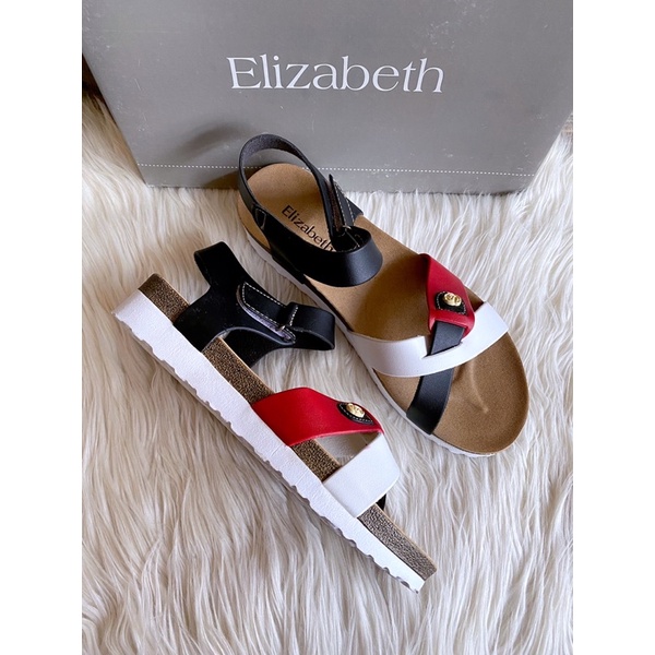 PSPGN.CO | SANDAL WANITA FLAT GLADIATOR KASUAL ORIGINAL BRANDED ELIZABETH 0468-0077-01 SUPER SALE FR
