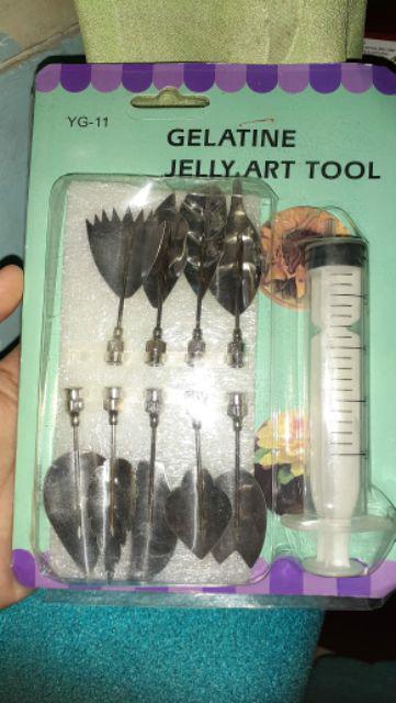 Alat Penghias Puding Jelly Art Tipe B - E Mata Suntikan Hanya 10 Pcs
