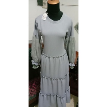 LONG TUNIK CAVEL / TUNIK LENGAN BALON