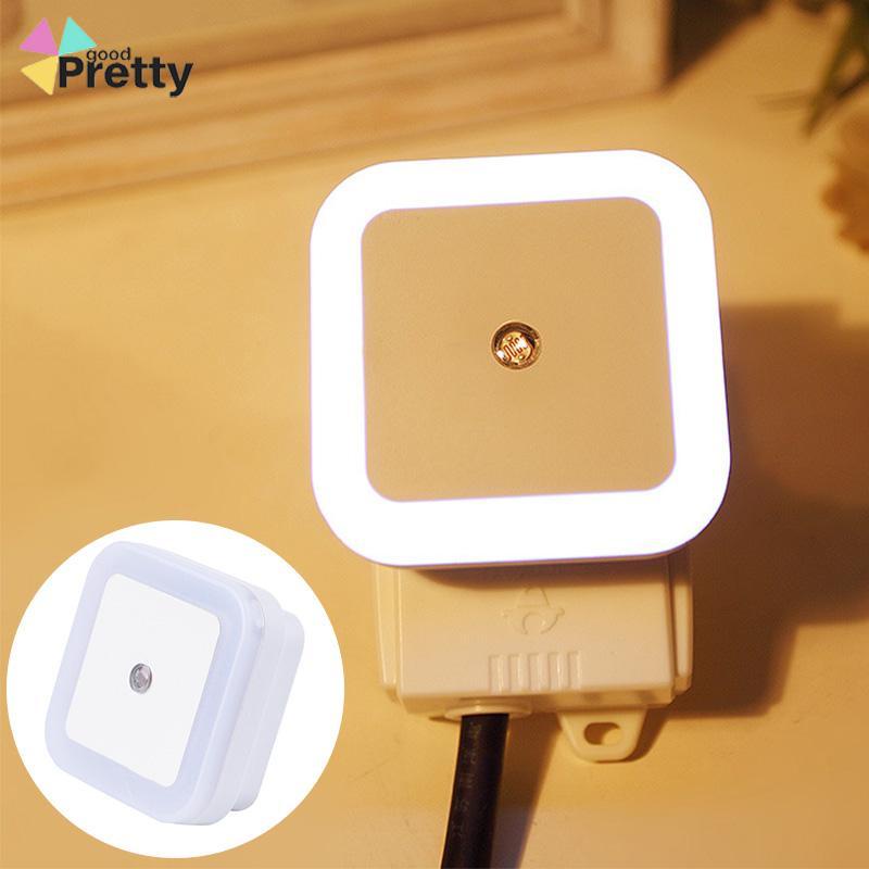 Induksi Night Light Control Plug-In Cerdas Cahaya Cahaya Lampu Lampu Bulat Ledut Bulat - PD