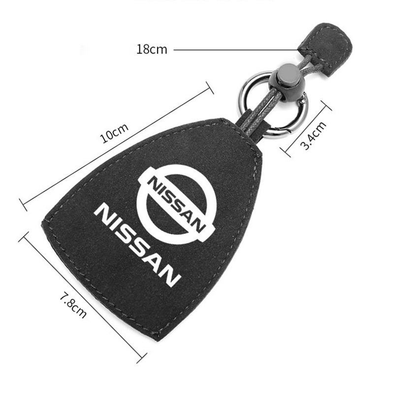 Suede Car key bag Universal fob for Nissan Car Key Case