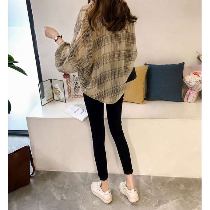 GUILEN OVERSIZE SHIRT/KEMEJA KOTAK BAHAN KATUN-3