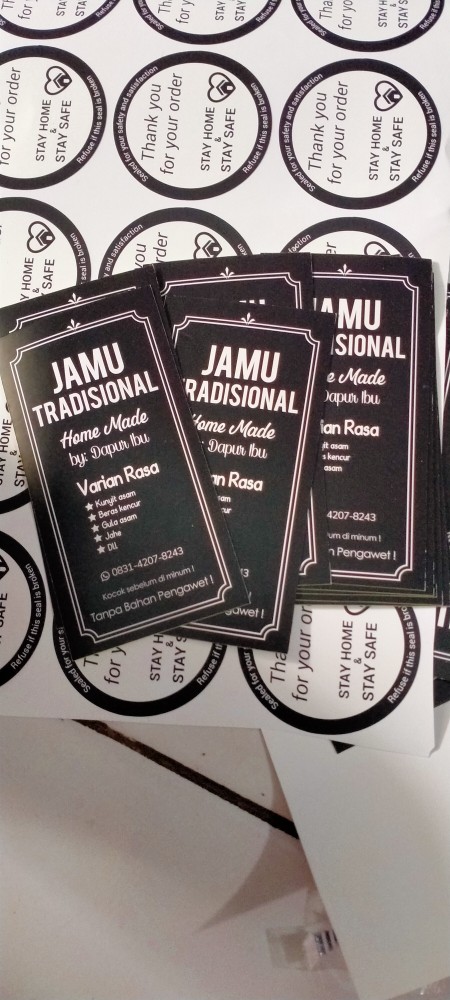 Stiker Segel/ Kerak Telor / Security / Tamper Untuk Safe Delivery