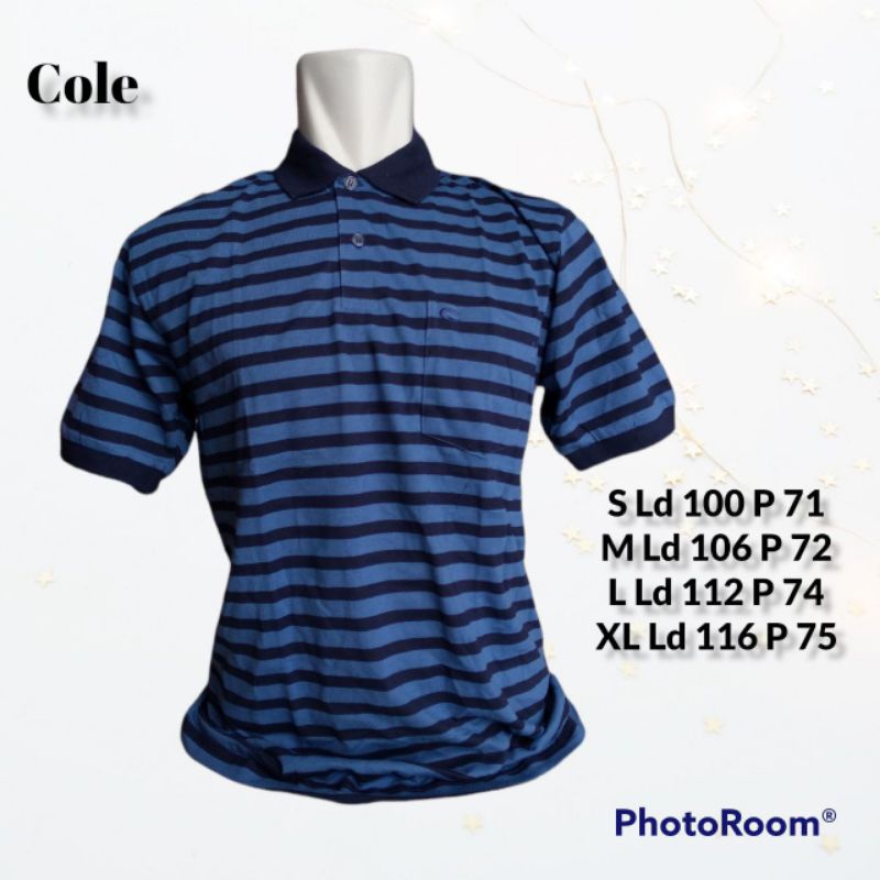 KAOS KERAH PRIA / KAOS POLO PRIA COLE BRANDED MATAHARI MURAH KSKRHCL2228