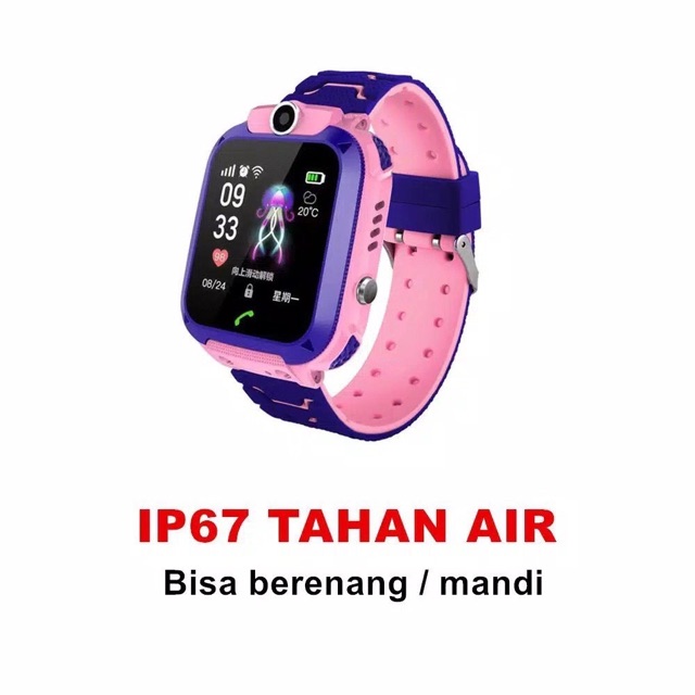 ［Ready Stork］Jam tangan anak Smartwatch anak anti air jam tangan Q12 waterproof s1007