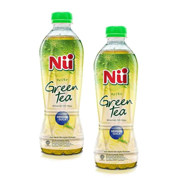 

Nu Green Tea Less Sugar 450ml x2