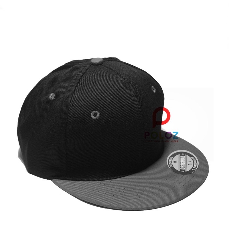 Bisa COD Topi snapback polos hitam premium / topi hiphop