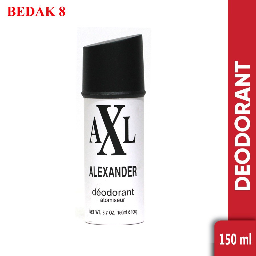 AXL Alexander Deodorant Spray White 150 ml/ Parfum AXL Alexander Putih