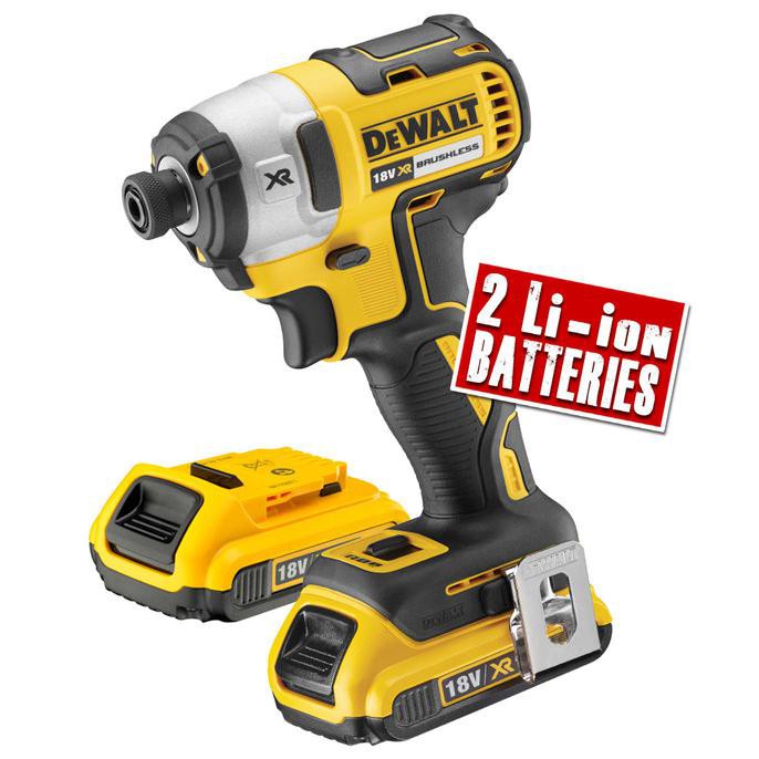 Dewalt DCF887D2 DCF887 Cordless Brushless Impact Driver 18V Obeng Sock