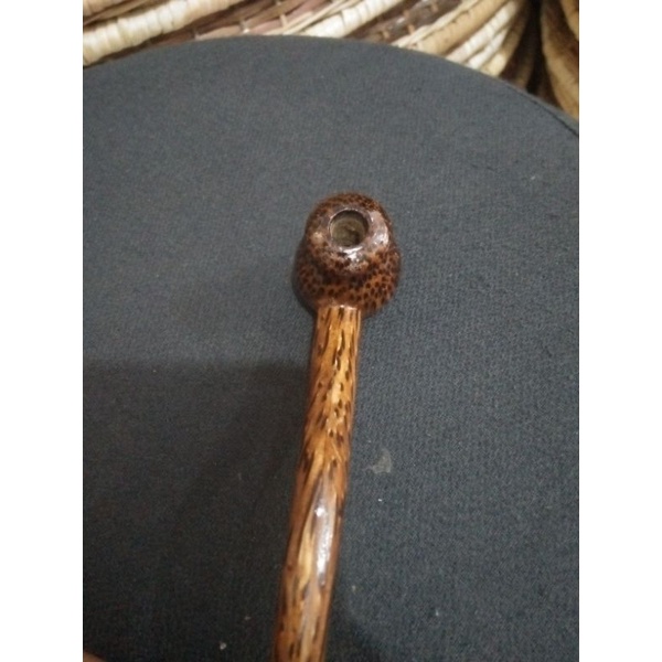 Pipa padud roko.KAYU AREN ANTIK motif popey