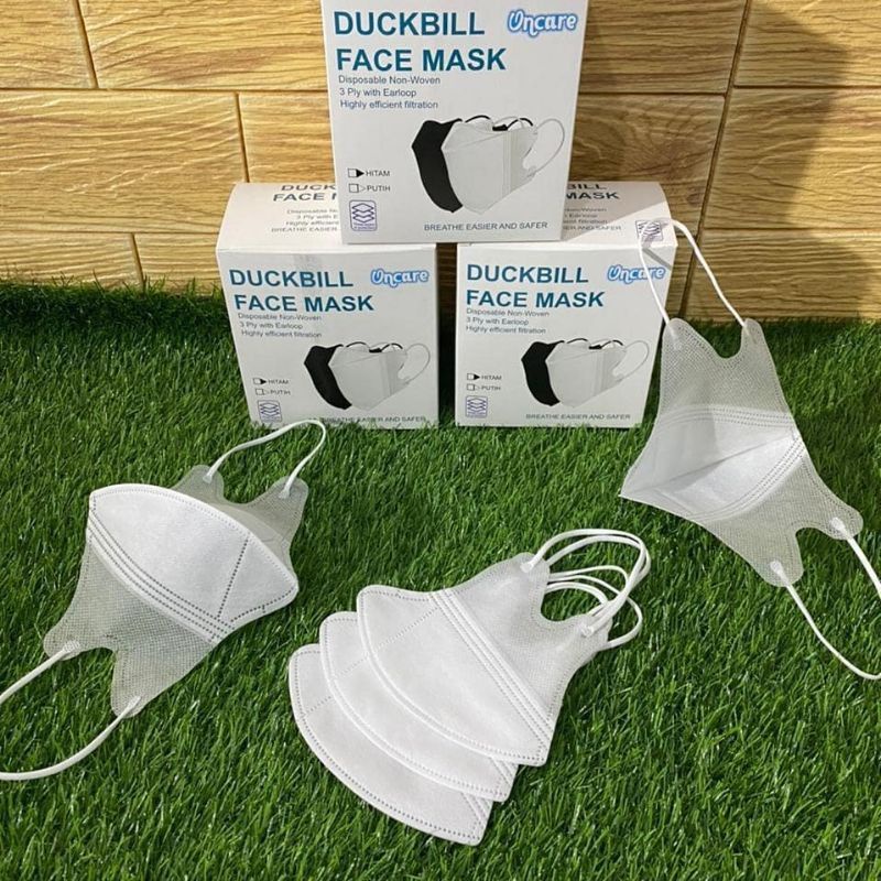 MASKER DUCKBILL ONCARE PUTIH 3 PLY ISI 50 PCS [SWEETSPACE]