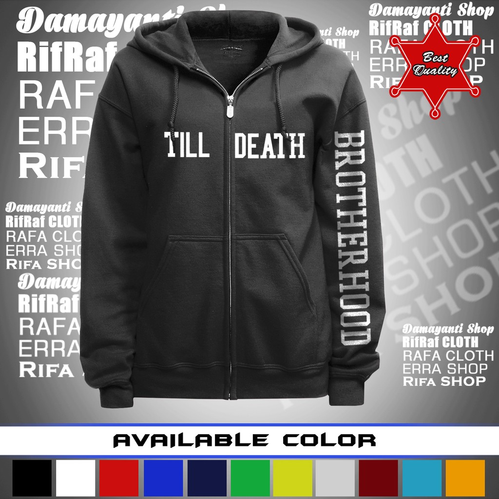 Hoodie Zipper Brotherhood / Jaket murah / Sweater BROTHERHOOD
