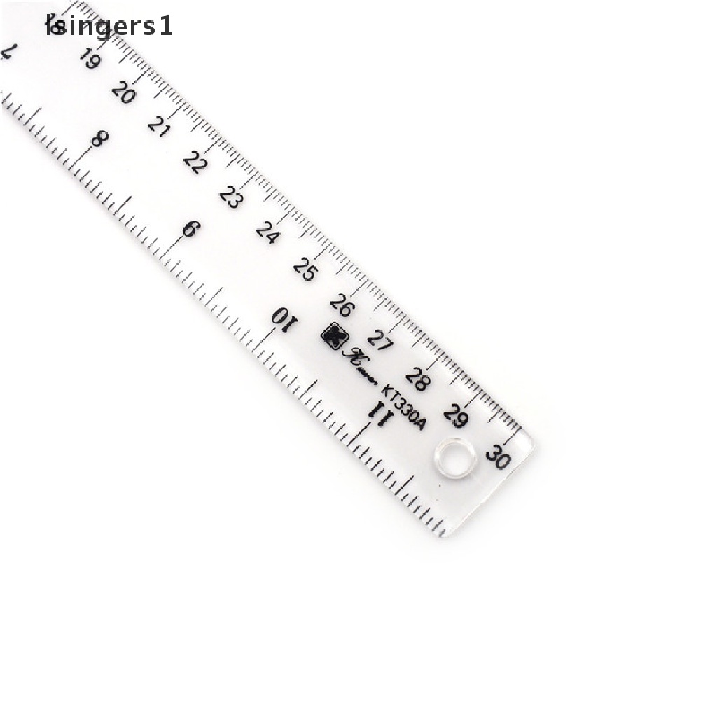 (lsingers1) Penggaris Metrik T Square Dua Sisi Bahan Plastik Ukuran 30cm