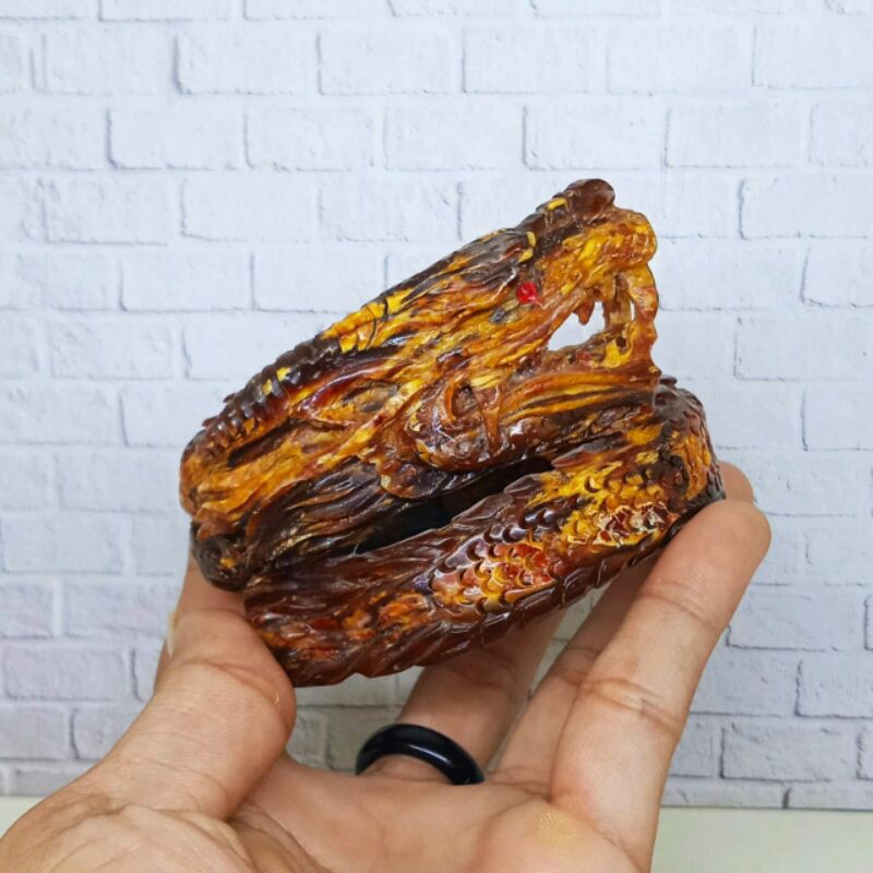 GELANG AKAR BAHAR MERAH JUMBO NAGA
