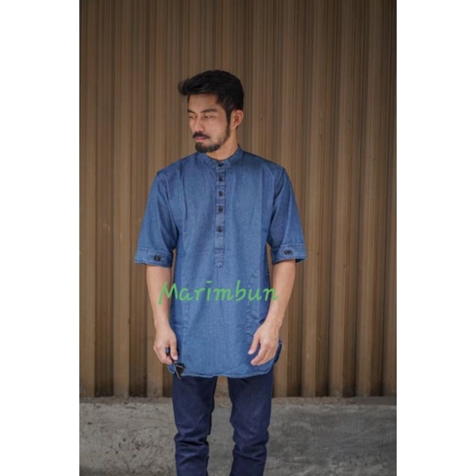 Premium Original(Realpic) Baju koko jeans levis lengan pendek premium