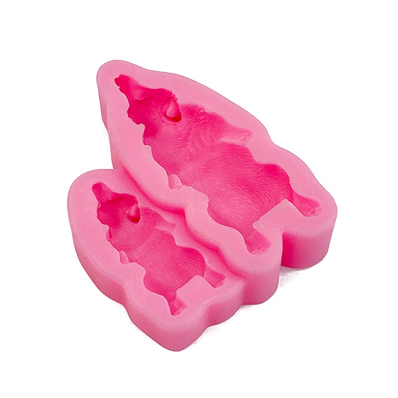 SIY  Handmade Sleepy Dog Silicone Resin Molds Cute Sleeping Pet Dog Family Resin Casting Molds Puppy Resin Mold Craft Tools