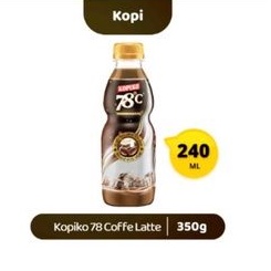 

Kopiko 78 Coffe Latte 240ml (ECER/SATUAN)