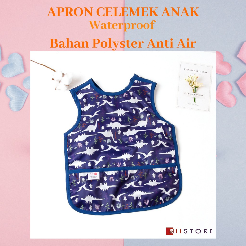 APRON CELEMEK BAYI POLYESTER FABRIC TAHAN AIR BAHAN SUPER PREMIUM