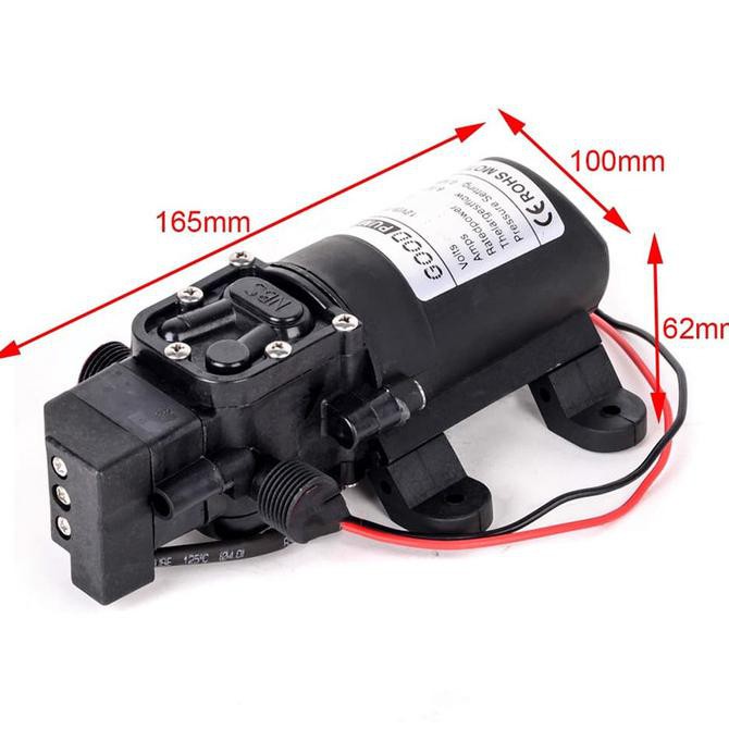 Pompa Air High Pressure Shell Water Pump & Taffware Pump Ekektrik 12V - Taffware12V 72W Laurusmart