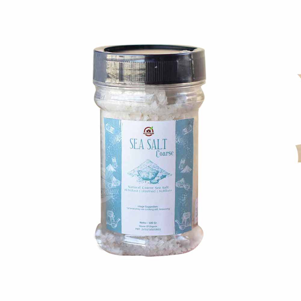 House Of Organix Natural Sea salt Coarse 100 Gr