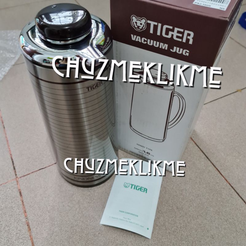 Termos air Tiger PXJ 1,6 liter/Vacuum jug Tiger 1,6 liter/Termos air panas Tiger (original)