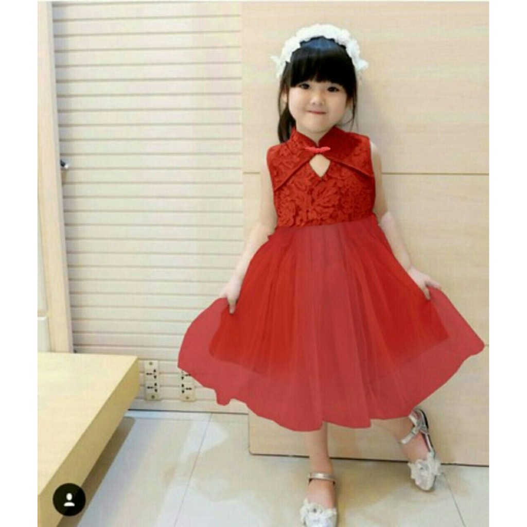 DRESS SUNNY KIDS RED