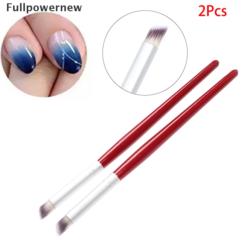 [FULL] 2PC/set Nail Art Brush UV Gel Drawing Painting Manicure Pigment Gradient Pen