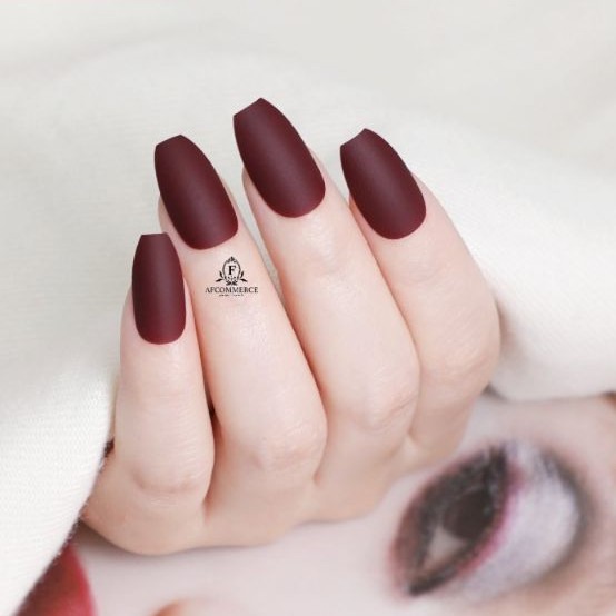 kuku palsu maron matte