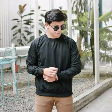 BASIC SWEATER OUTERWEAR PRIA || SWETER PRIA POLOS || SWETER HOODIE MURAH