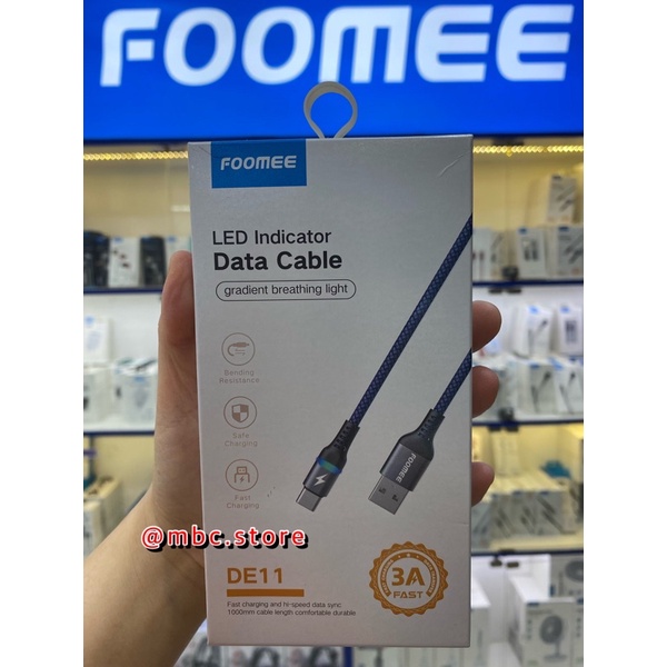 FOOMEE DATA CABLE DE11 TYPE-C FAST CHARGING