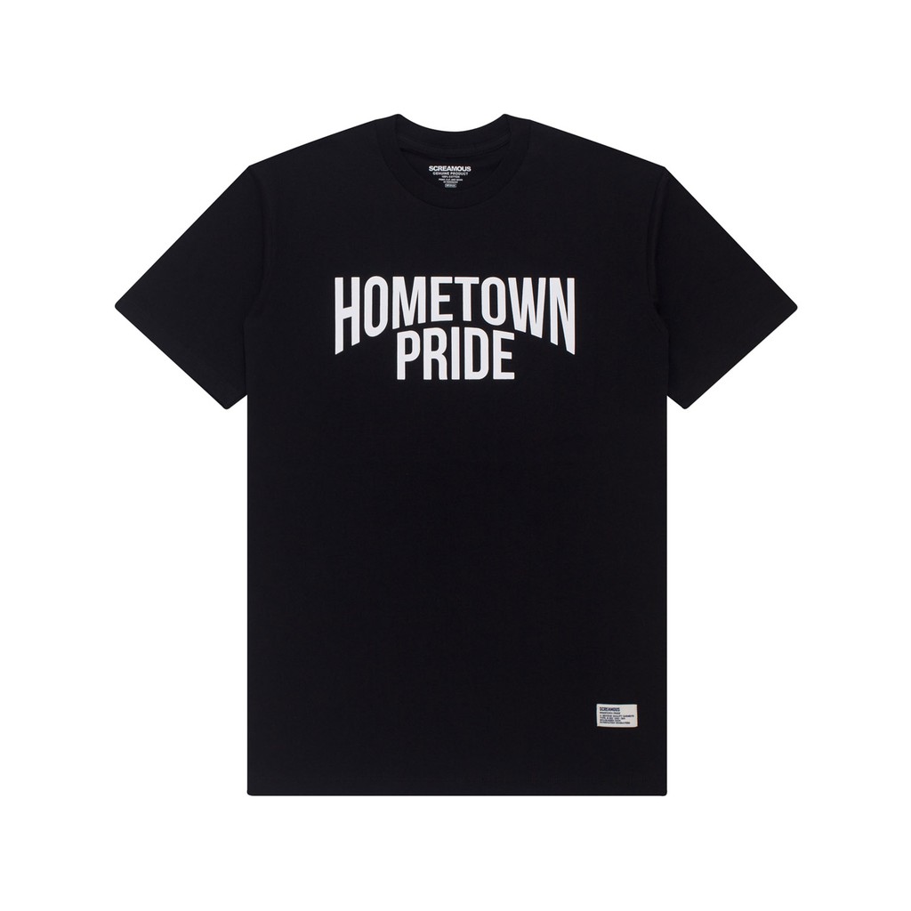 Screamous T-Shirt HOMETOWN PRIDE WHITE BLACK