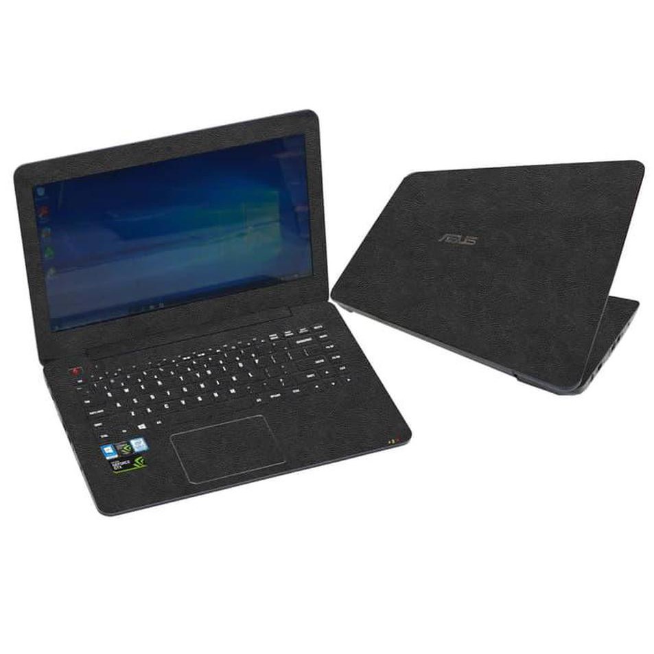 Premium Garskin Laptop Asus A455L LEATHER BLACK
