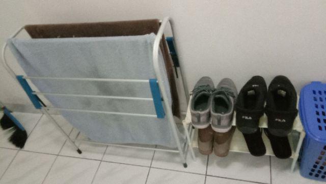 Jemuran Handuk Aluminium Warna