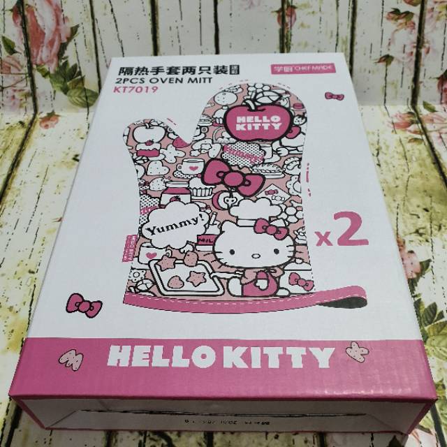 Chefmade Hello kitty oven Mitten /sarung tangan / gloves