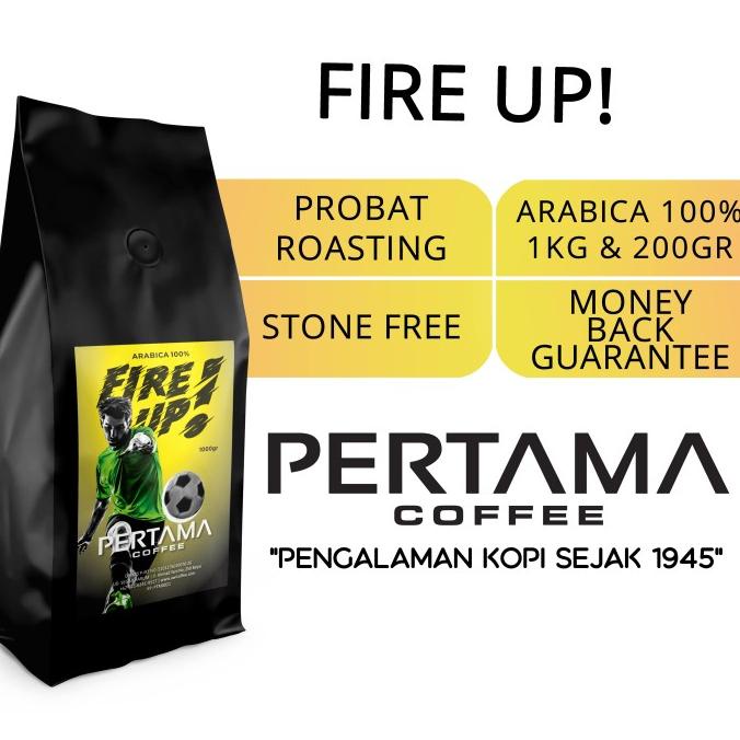 

PERTAMA COFFEE | Kopi FIRE UP! 1000gr 100% Arabica