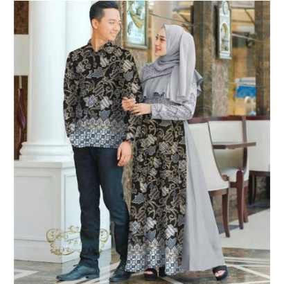 Gamis Couple Keluarga Alazka Terbaru 2022 Remaja Model Gamis Pesta Kondangan Bahan Brukat Prada Bati