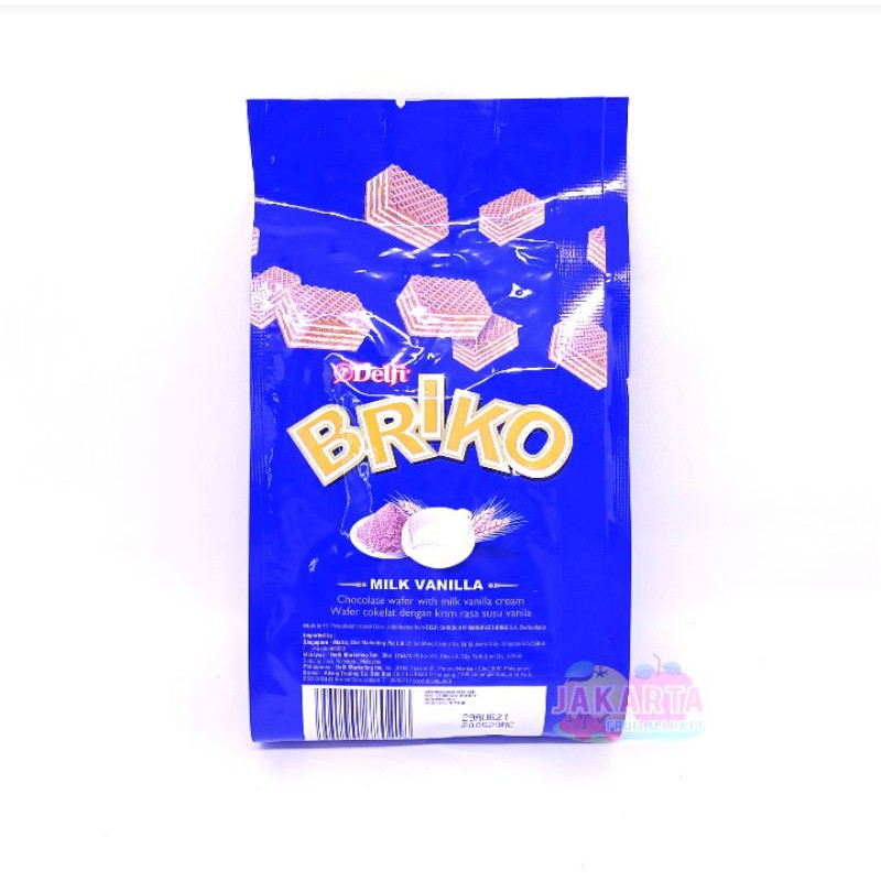 

(WAFER) DELFI BRIKO MILK VANILLA 125G