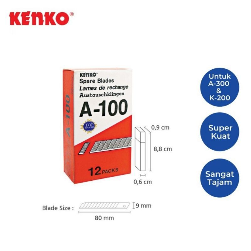 

Isi Cutter Kenko A-100 (1 tube)