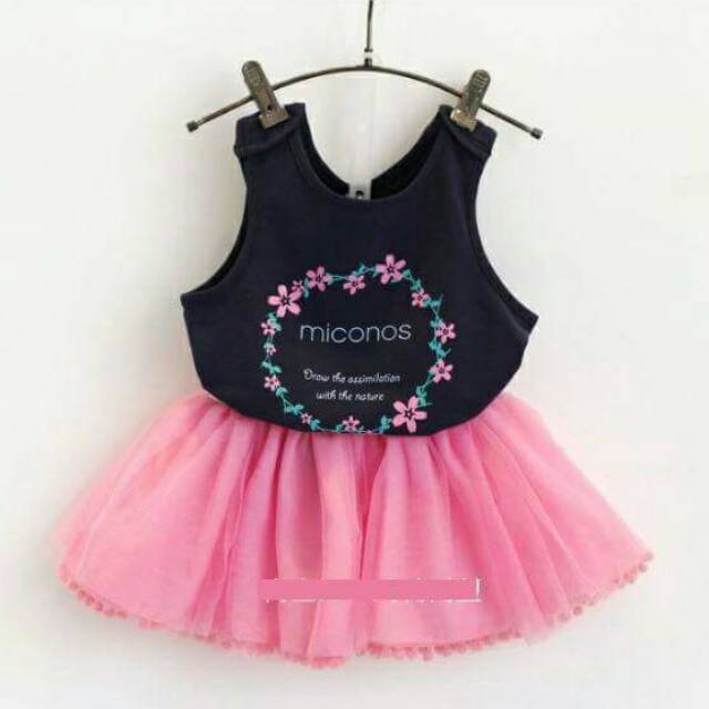 UM 💕 SET MICONOS PINK - SETELAN ANAK PEREMPUAN IMPORT