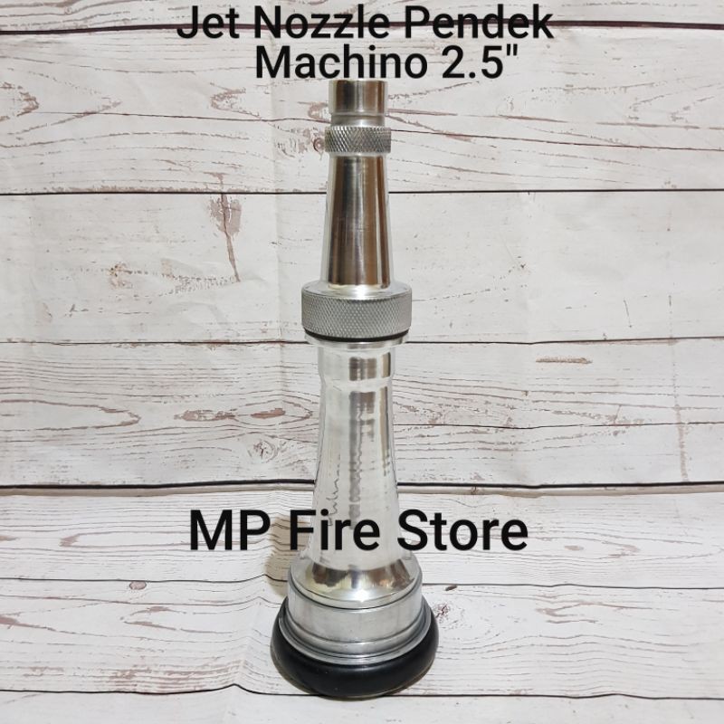 Short Jet Nozzle Nuzzle Pemadam Pendek Aluminium 2.5 Inch Machino
