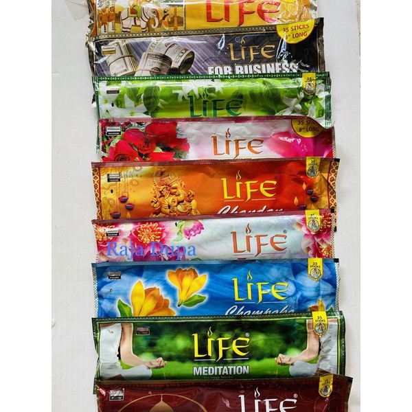 Darshan Life Pouch Plastic 35s / Hio India Dupa Wangi