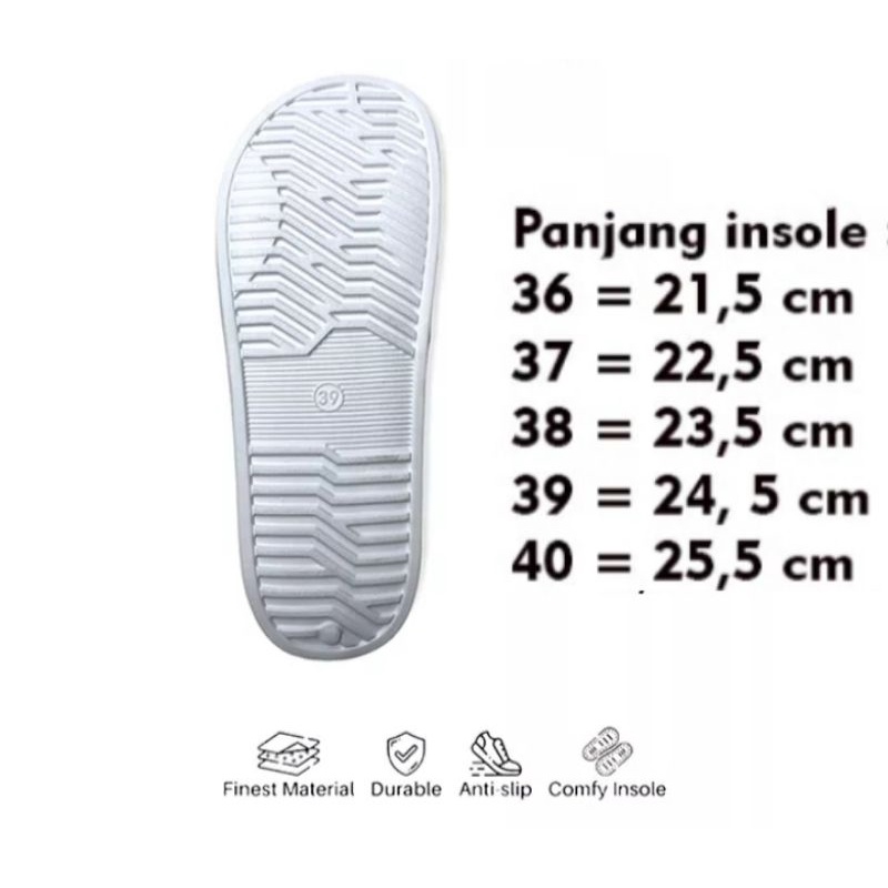 Sandal wanita Slide Slip on Sendal Anti Licin Ringan Selop Gokar masterwonk