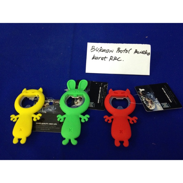 Bukaan botol motif boneka silicone