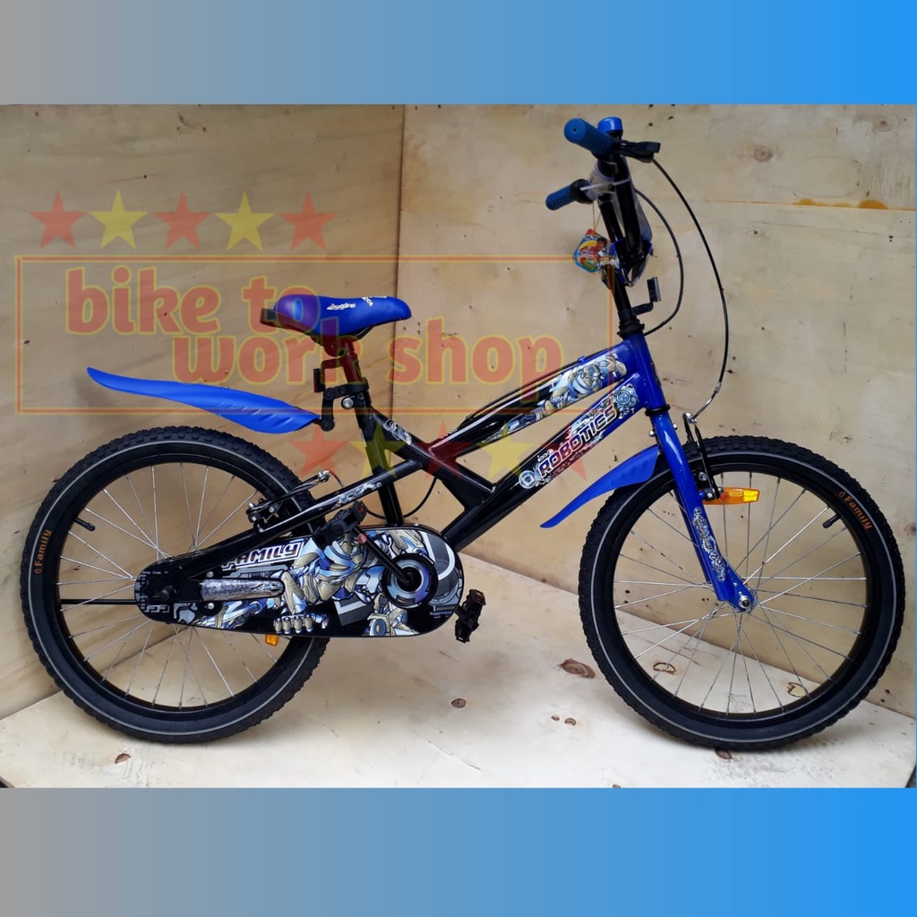 SEPEDA BMX FAMILY ROBOTICS 20 ANAK LAKI