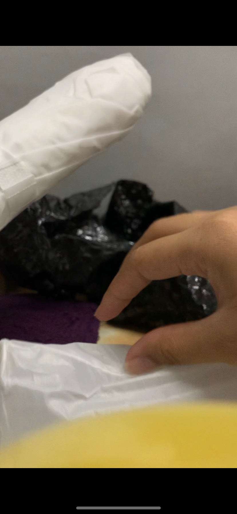 Tabasa Payung Lipat Putih Polos Sablon