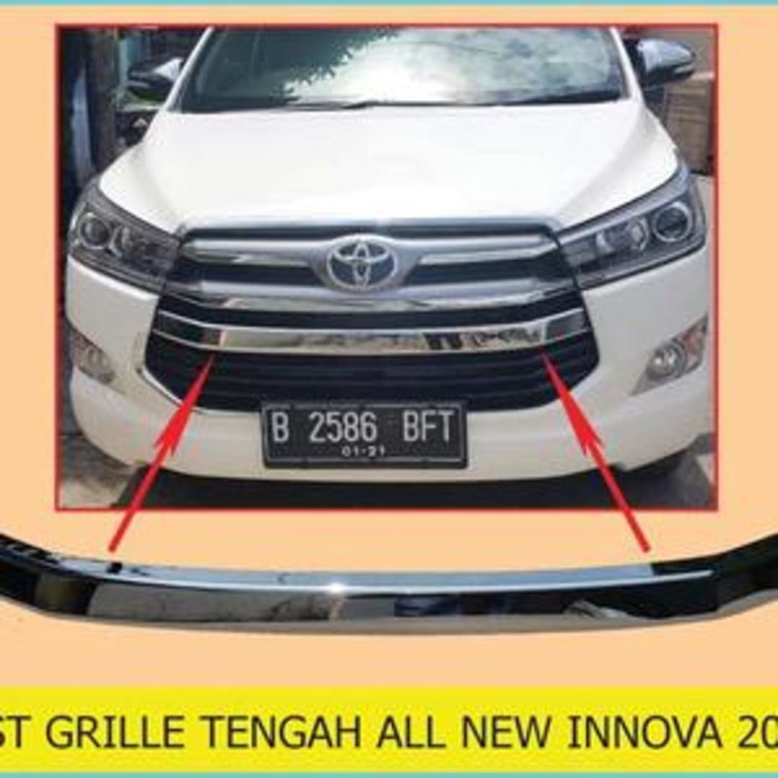 List Bumper Tengah All New Innova 2016 [Chrome]