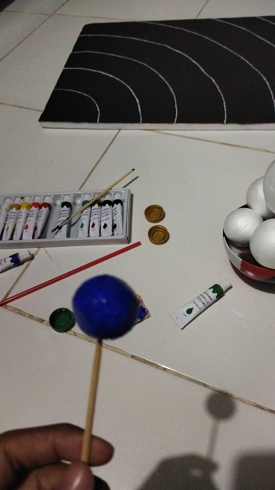 Styrofoam Ball / Bulat Bentuk Manual