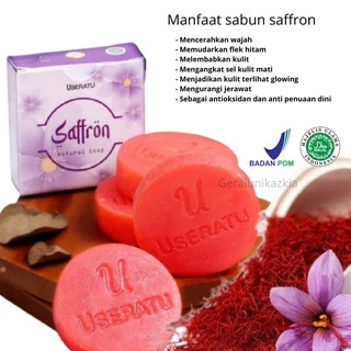 BPOM Sabun saffron Useratu Cocok untuk semua Jenis Kulit