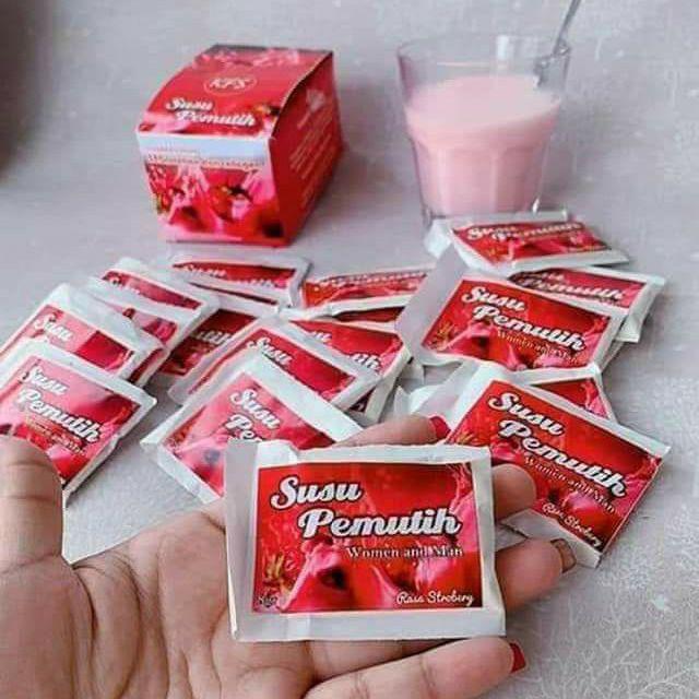 Susu Pemutih Kfs S2glutation Collagen Bisa Cod Pemutih Badan Shopee Indonesia